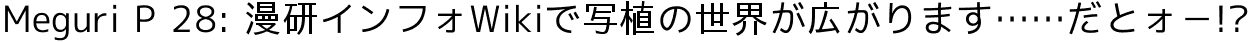 Meguri P